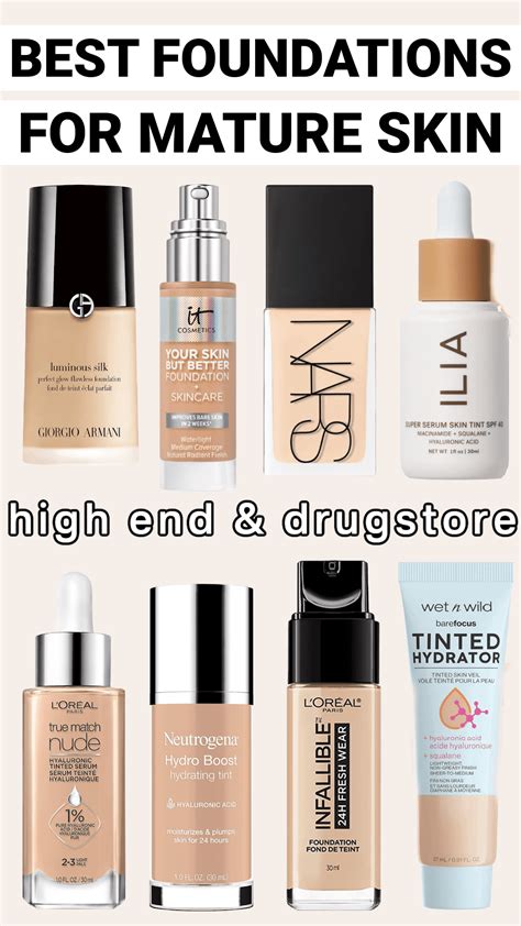 best foundation for mature skin chemist warehouse